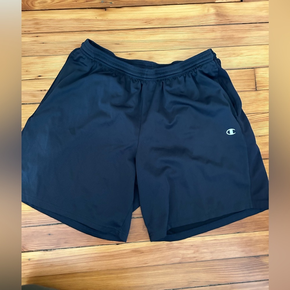 Champion Men's Black Athletic Shorts